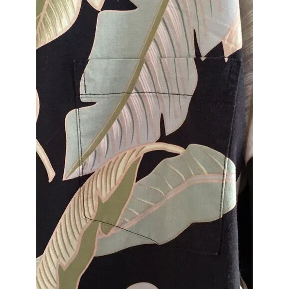 VTG Tori Richard Honolulu Hawaii Shirt Button Down Tropical Palm Leaf  Pocket Me - Picture 3 of 7